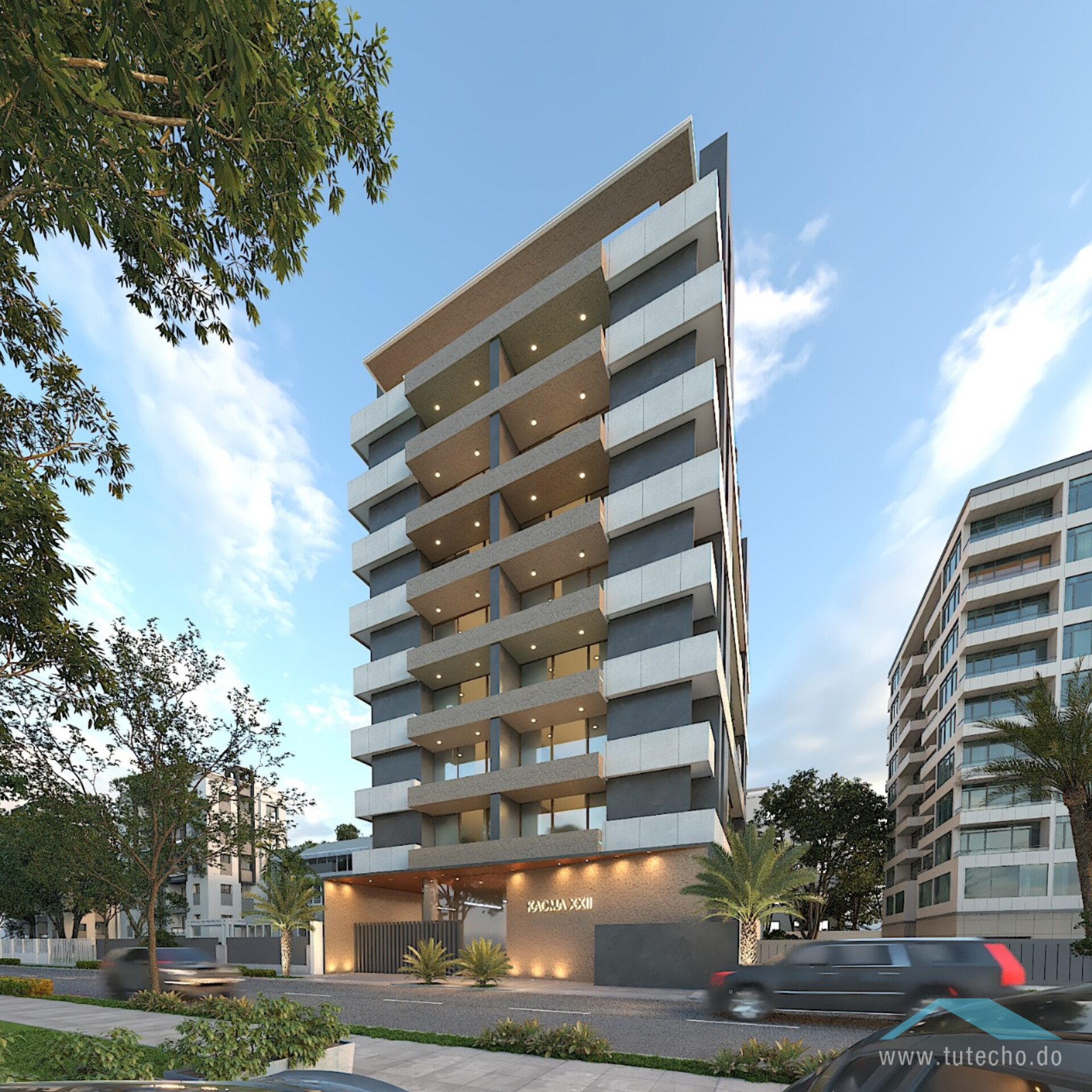 PROYECTO EN PLANOS DE 1 y 2 H EN MODERNA TORRE EN EL CENTRO DE LA CIUDAD – BELLA VISTA NORTE